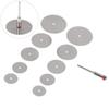 11Pcs/Set Mini Hss Circular Saw Blade Metal Disc Wheel Blades Diamond Saw Blade