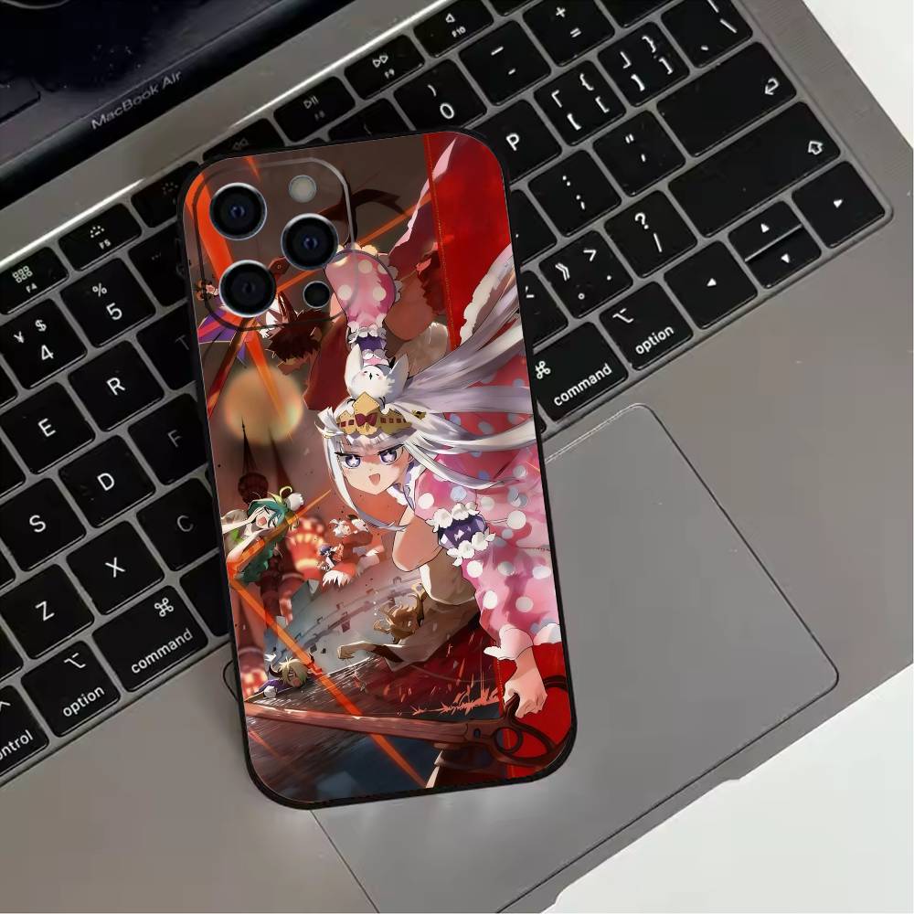 Sleepy Demon C-Castle Phone Case For iPhone 17,16,15,14,13,12,11 Plus,Pro Max,XS,Soft Silicone Black Cover