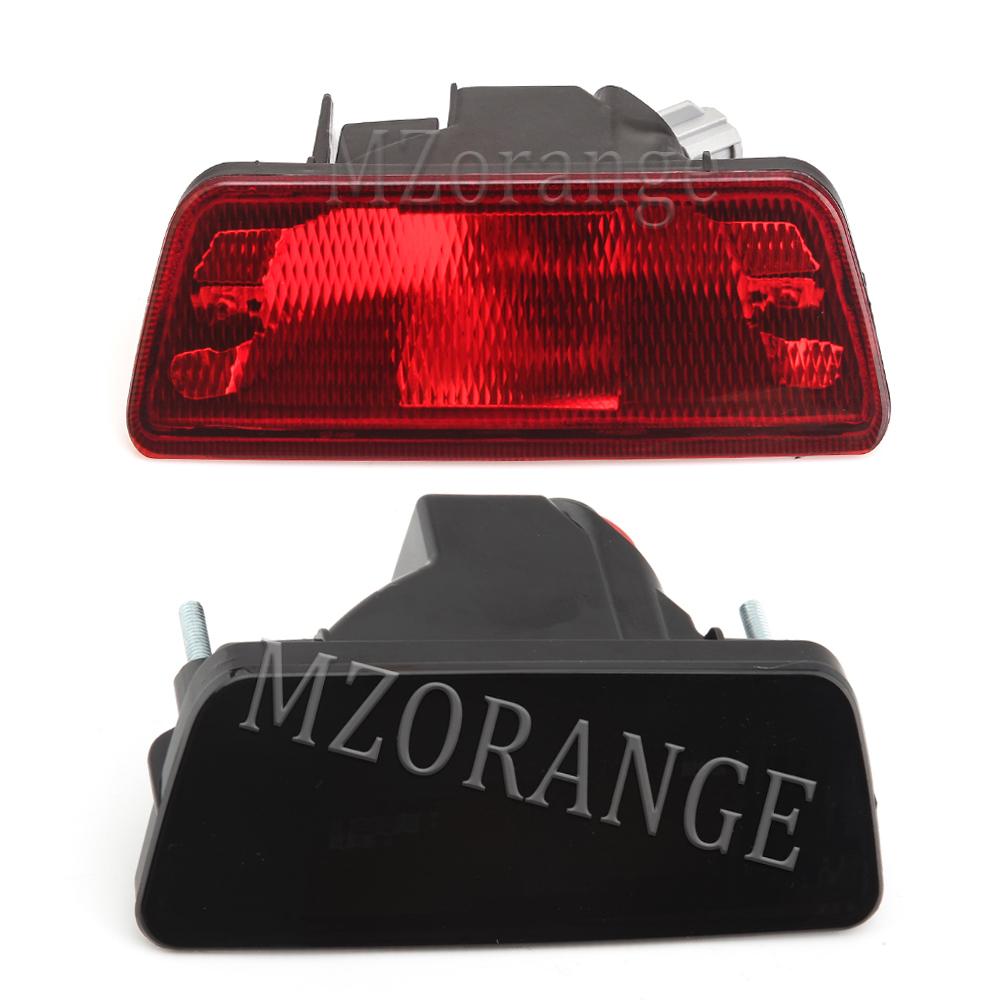 MZORANGE Rear Bumper Light For Nissan Xtrail X-Trail T32 Rogue 2014-2015 2016 Reflector ABS Back Brake Fog Lamp Car Accessories