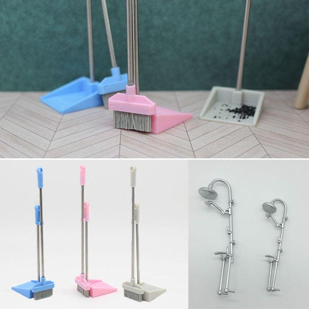 Миниатюрная метла для кукольного домика Micro Life 1:12 Декор Игрушка Украшение Реквизит Кукольный Дом Украшение