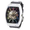 Daniel Douglas DD8808 Analog & Watch, Automatic/Hand-Winding Skeleton, Men's (Rainbow Black)