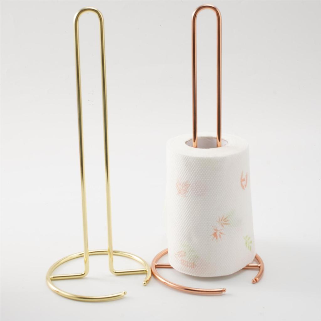 Скандинавский кованый железный держатель для салфеток: Универсальная настольная, кухонная и ванная подставка для хранения рулонов