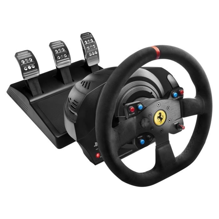 Thrustmaster volant t300 ferrari alcantara edition - ps3 / ps4 / pc / fonctionne avec les jeux ps5*