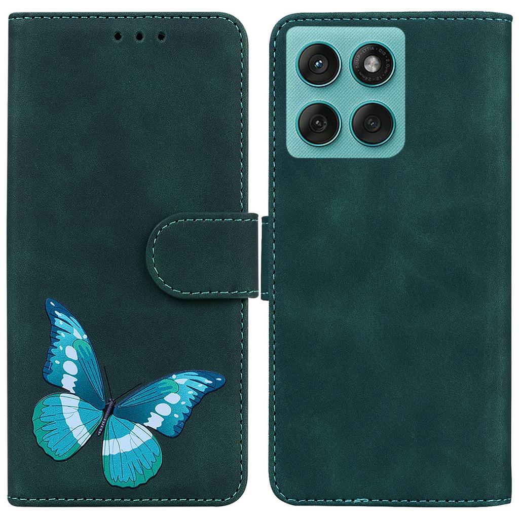 For Motorola Edge 60 5G/60 Fusion 5G Stand Case PU Leather Phone Cover Butterfly Printed