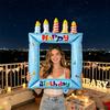 28-дюймовая фольгированная фоторамка-шар на тему «Принцесса» - Реквизит для селфи-будки, Подходит для дней рождений и праздников, Украшения для дня рождения