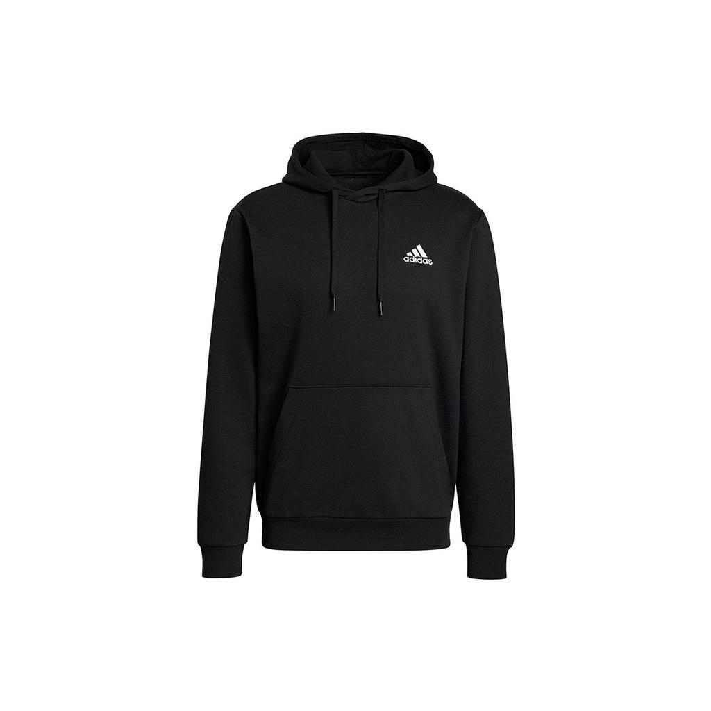 Adidas Feelcozy Hooded Sweatshirt With Logo Men Tops Black GV5294