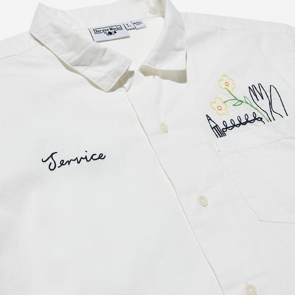 Service WorkS Lt Twill NeceSSities SS Shirt Sw016 Offwht