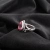 Pink Tourmaline Gemstone Ring, Handmade 925 Solid Sterling Silver Jewelry, Meditation Ring Jewelry For Women