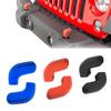 2 упаковки для Jeep Wrangler JK JL Gladiator JT 2007-2023 + чехлы для переднего бампера, фаркопные крюки, защита для фаркопа, автомобильные аксессуары, новинка