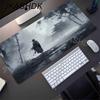 Игровой коврик для мыши Японский Самурай Демон Коврик для мыши Черный Игровой коврик для стола Киберспорт Коврик для мыши Ковер Игровые аксессуары Настольный коврик