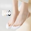 Female Summer Half Palm Sling Ice Silk Cool Feeling Invisible Shallow Mouth Non Slip Do Not Fall with The Boat Socks