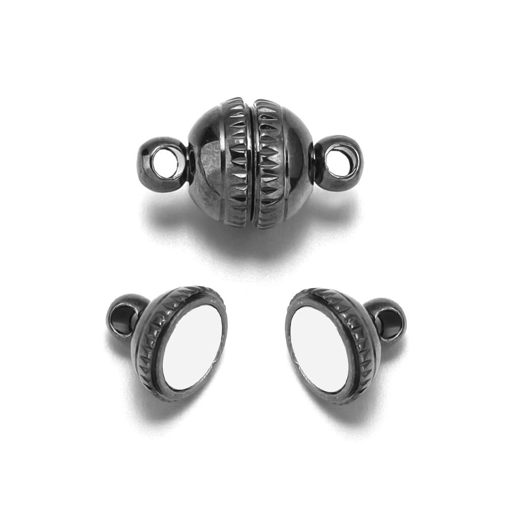 5pcs/Lot Round Strong Magnetic Clasps for For Jewelry Making End Chain Buckle Hook Clasps Connector DIY Bracelets Necklace