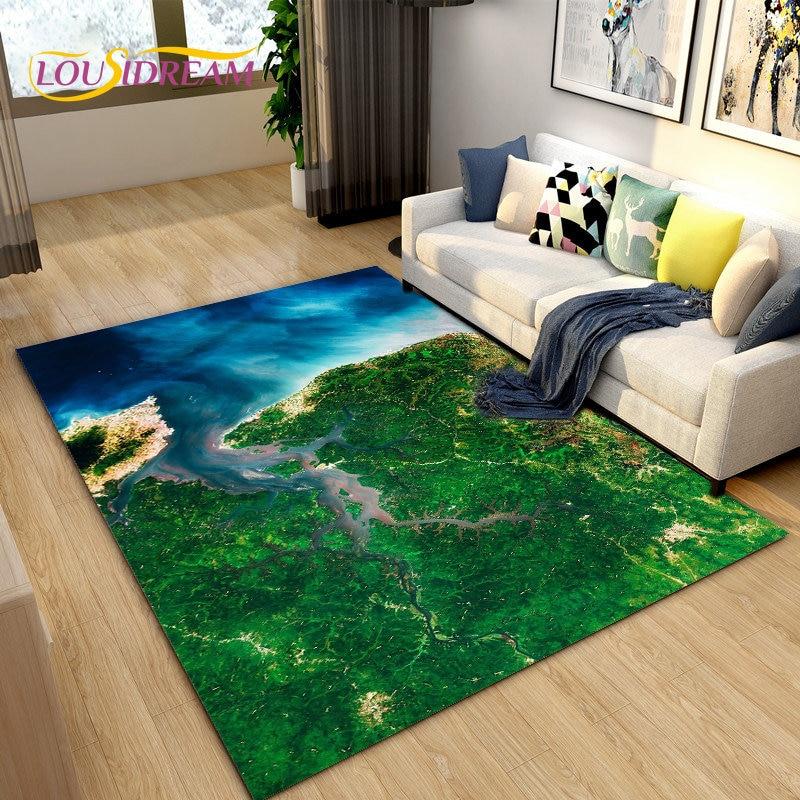 3D коврик с океаном, морской водой, пляжем, водным пейзажем, коврик для гостиной, спальни, дивана, коврик для двери, детский нескользящий напольный коврик