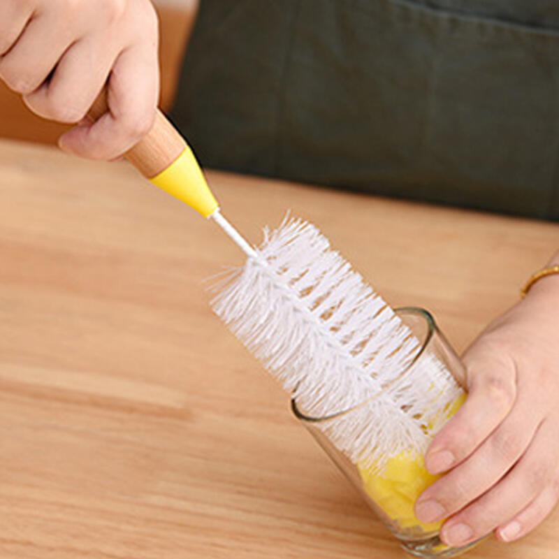 Eco-friendly wood handle scrub brush kitchen brush dishwashing brush cleaning brush