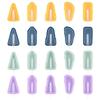 5Pcs Multiple Shapes Ice Cream Making Tools Reusable Popsicle Moulds Creative Ice Lolly Mold