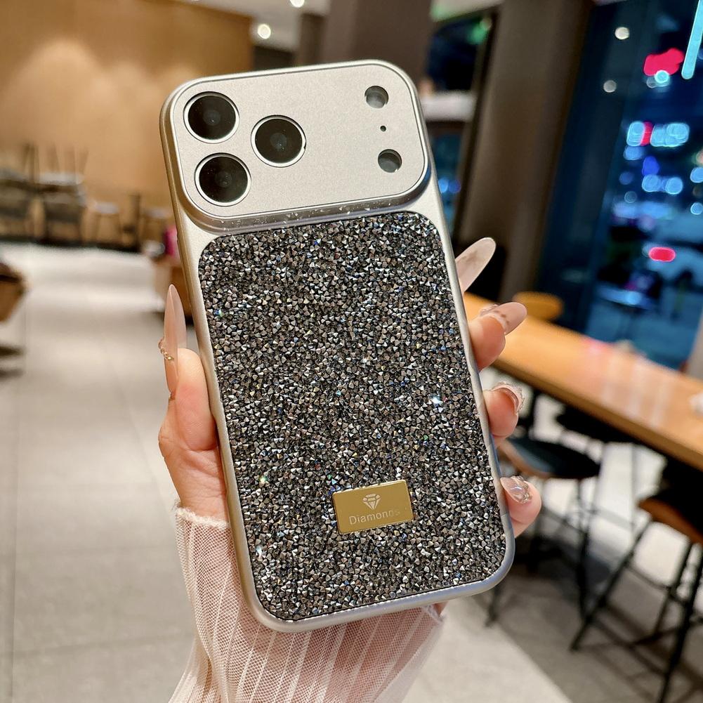 Телефонный чехол с бриллиантами, сверкающие стразы на задней панели для iPhone 17 Pro Max 17 Pro Air 16 Pro 15 + 14 13, Защитная крышка для камеры