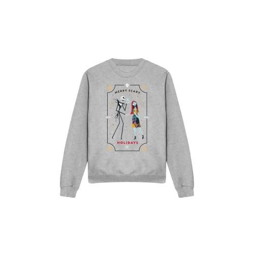 The Nightmare Before Christmas Unisex Adult Scary Holidays Jack Sally Sweatshirt