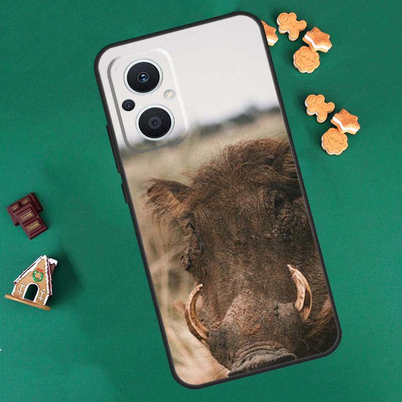 wild boar Case For OPPO Reno 8 7 Lite 14 13 12 11 F 10 Pro 8T Cover For OPPO Find X8 X6 X5 X9 Pro Coque