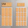 DIY Craft Labels for Storage Self-Adhesive Cork Labels, Waterproof Stickers with Retro Wood Texture, Labeling Containers Removable Writable Tags Jars