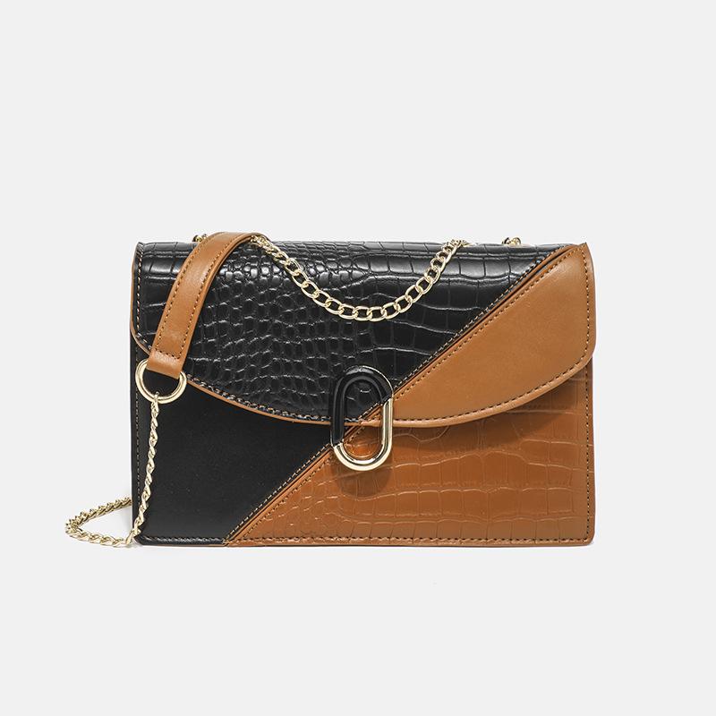 Модная сумка-цепочка, трендовая корейская версия, сумка через плечо на одно плечо, женская маленькая квадратная сумка, маленькая сумка