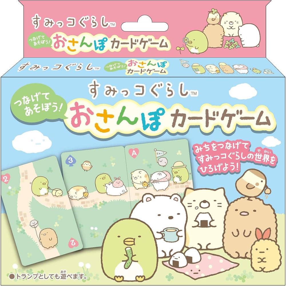 Hanayama Sumikkogurashi Connect and Walking Card Ages 4 and Up Play! Game,