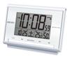 Clock Alarm Clock Table Clock Radio Digital Calendar Temperature Humidity White Pearl 85 X 120 X 48 Mm BC419S