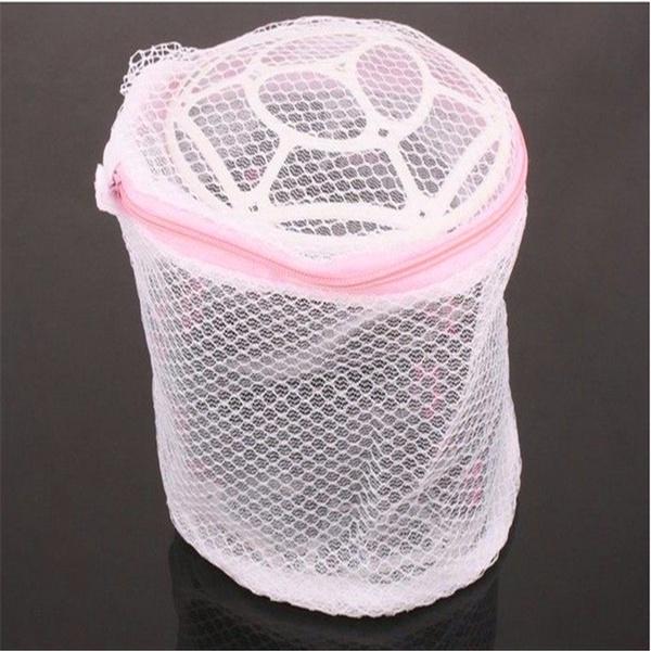Новая помощь для стирки нижнего белья Бюстгальтер для нижнего белья Сетчатая корзина для стирки Чистая сумка для хранения на молнии