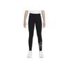 Nike Спортивные штаны Favorites Letter Logo Print Slim Fit Long Fitness Брюки женские черные DD6278-010