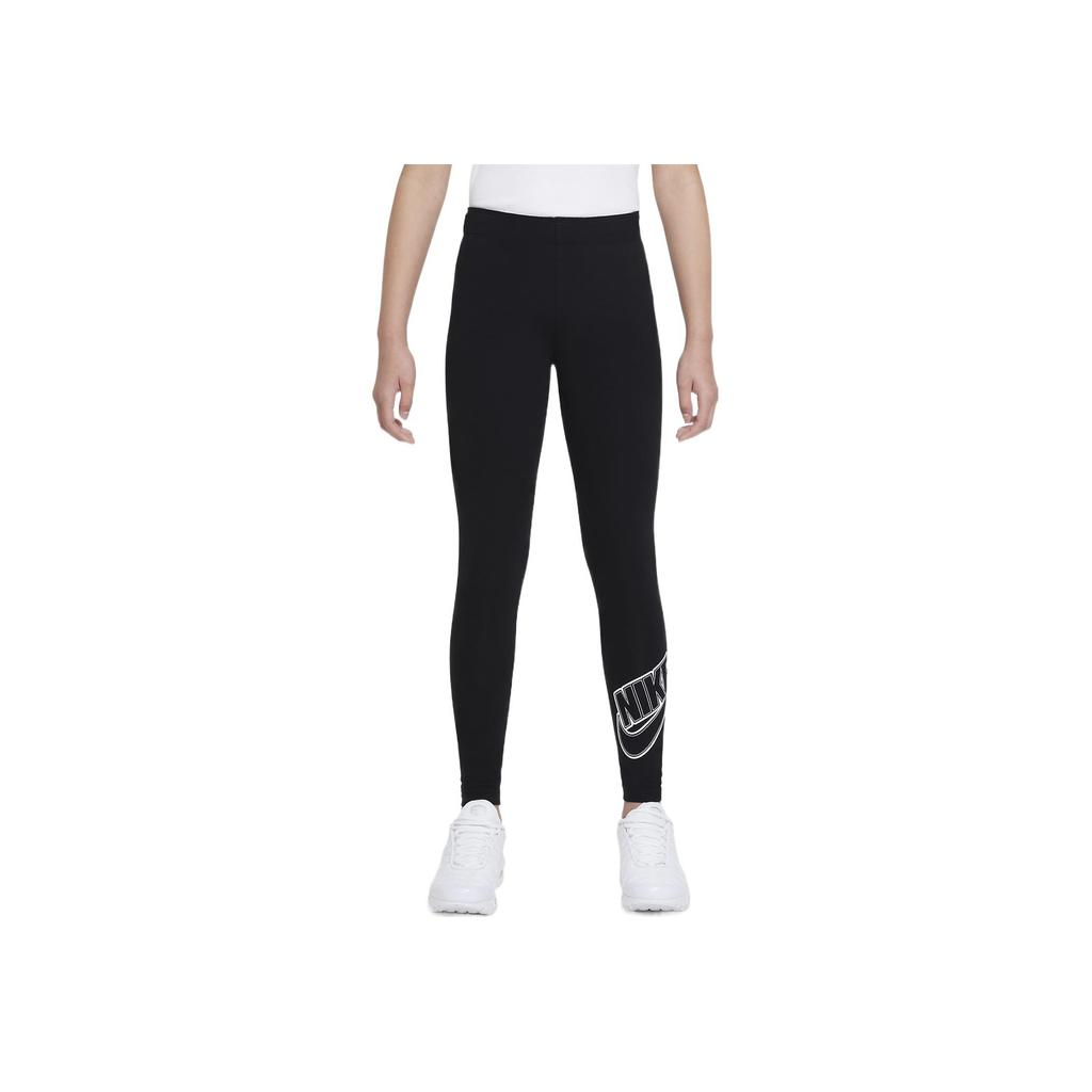 Nike Спортивные штаны Favorites Letter Logo Print Slim Fit Long Fitness Брюки женские черные DD6278-010