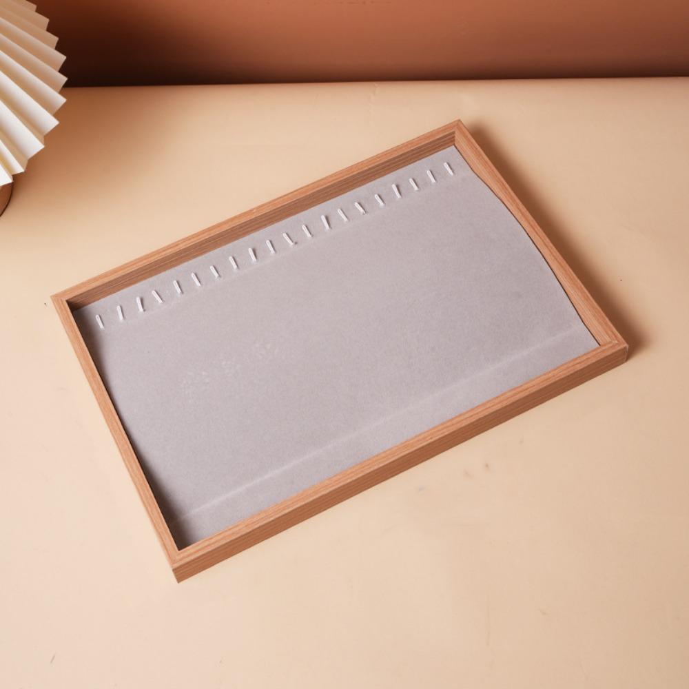 Деревянный поднос для ювелирных изделий, изысканная деревянная органайзерная коробка, антикварная коробка для хранения ожерелий и браслетов