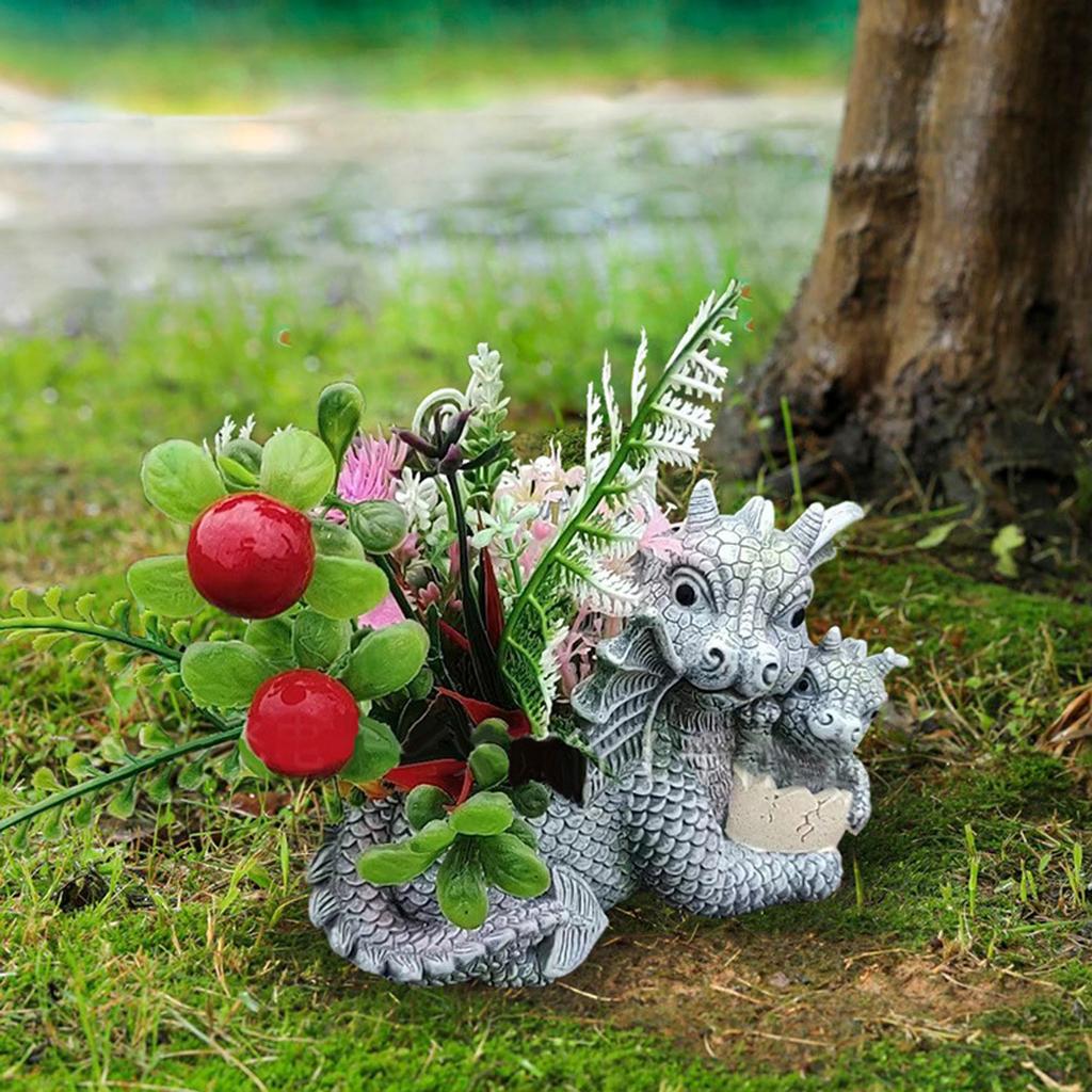 Уличное украшение Украшение из смолы Резьба Домашнее садоводство Ремесла Цветочный горшок