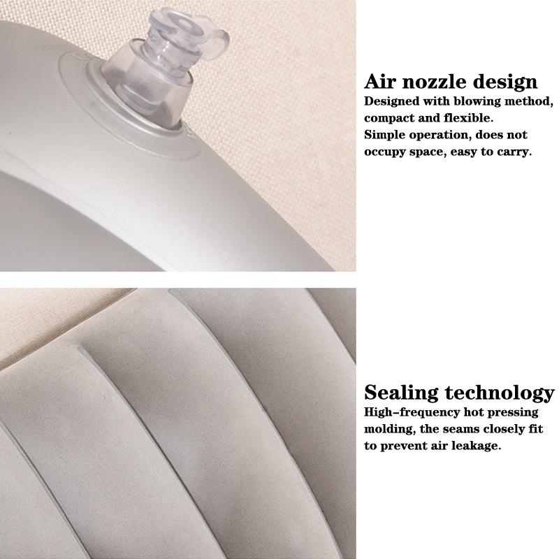 ПВХ надувная подушка для кемпинга на открытом воздухе портативная подушка для головы дорожная подушка для поддержки подбородка офисный отдых подушка для кемпинга и шеи