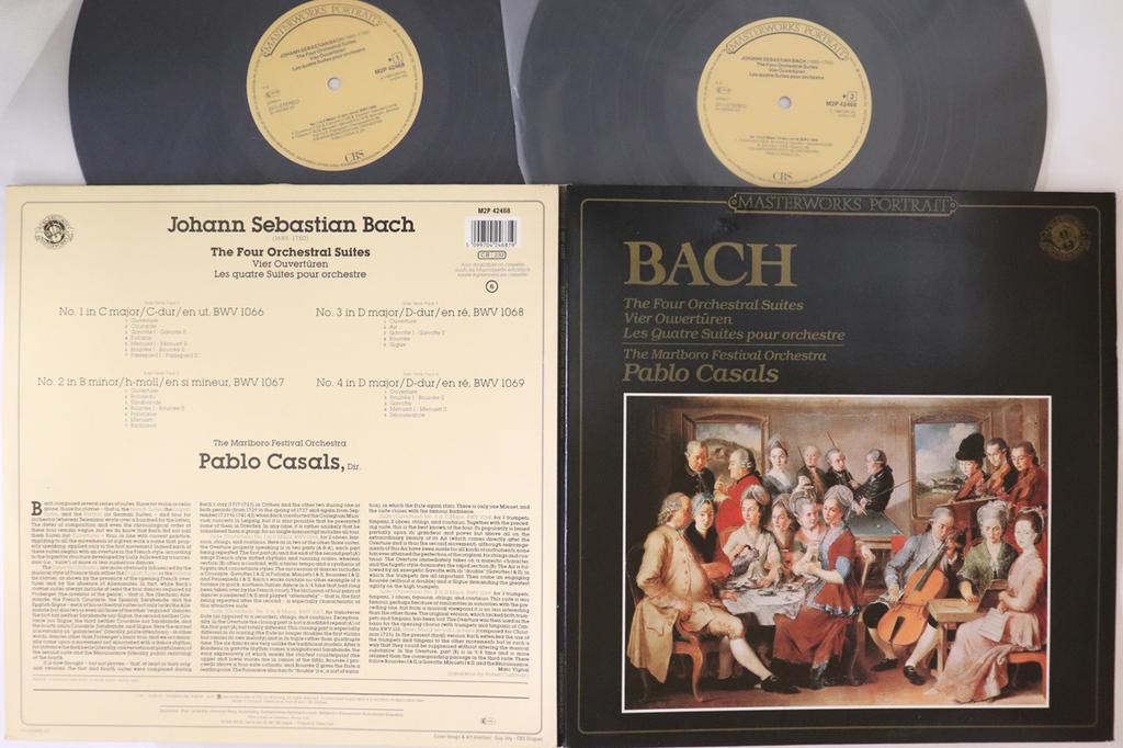 LP Запись ПАБЛО КАЗАЛЬС - Бах: Четыре оркестровые сюиты M2P42468 MASTERWORKS POR Япония Классика Б/У