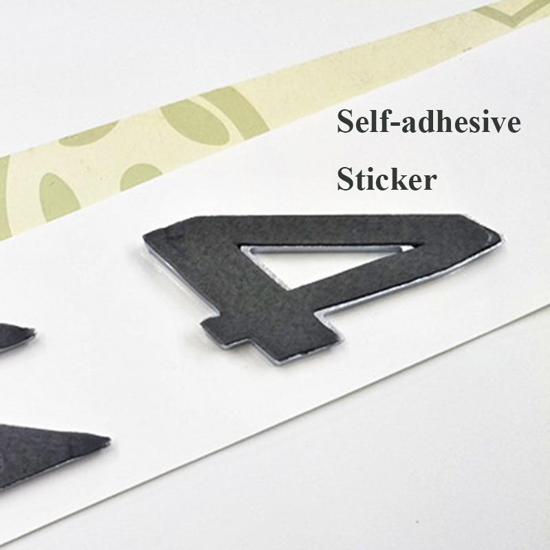 3d ABS Chrome Black Z4 Logo Letters Car Rear Trunk Emblem Badge Decal For Z4 E85 E89 Z4 Sticker Accessories