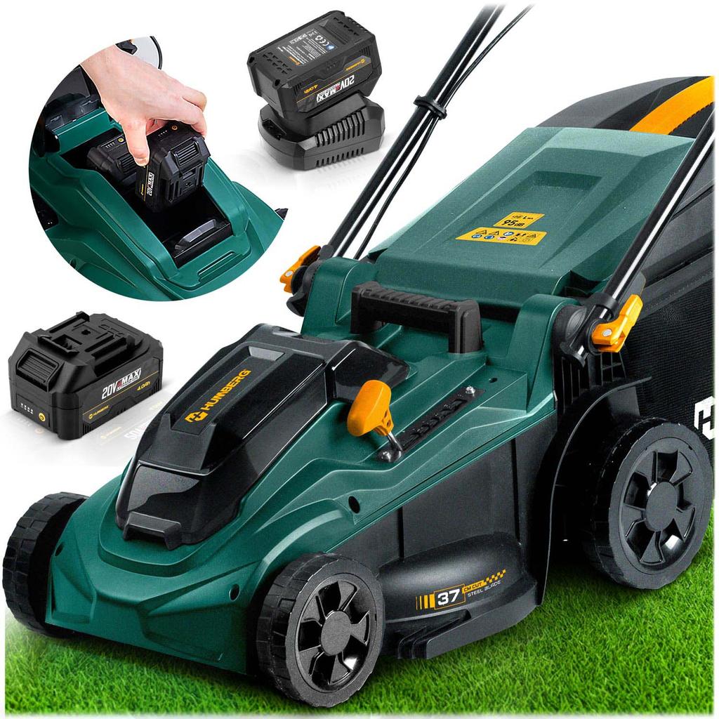 Lightweight Powerful Cordless Lawn Mower Humberg