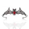 Sparkling Halloween Bat Hairband Metal Halloween Tiara Temperament Rhinestone Crowns  Gift