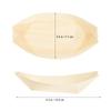 NUOLUX Деревянная лодочка для такояки одноразовая x Упаковка Деревянная одноразовая лодочка для суши такояки Одноразовая Для дома и коммерческого использования Тарелка, Тарелка,