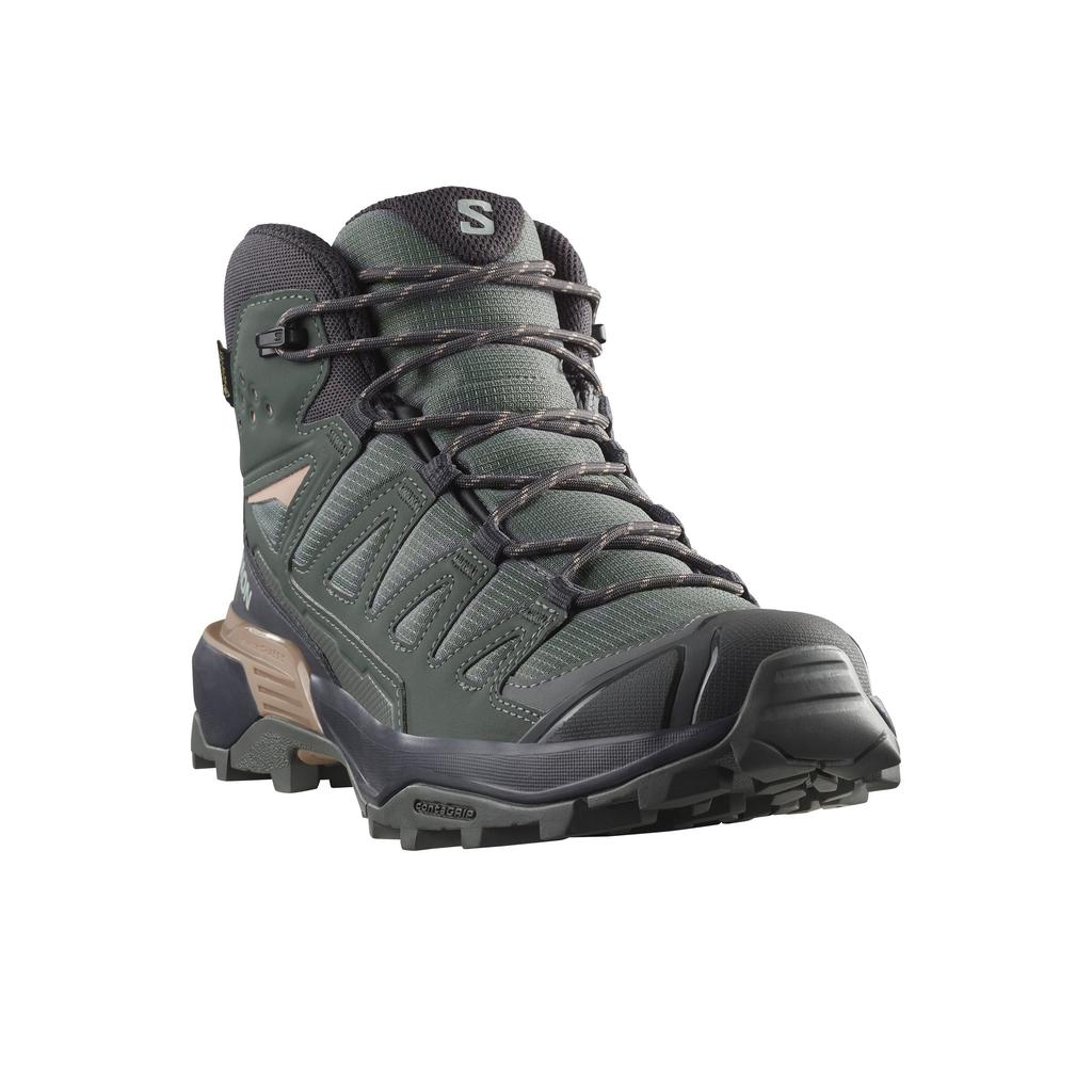 SALOMON X Ultra 360 Fabric Classic Practical Stylish Shock Absorbing Waterproof Breathable Supportive Mid-Top Hiking Shoes Women Hiking Shoes 478650