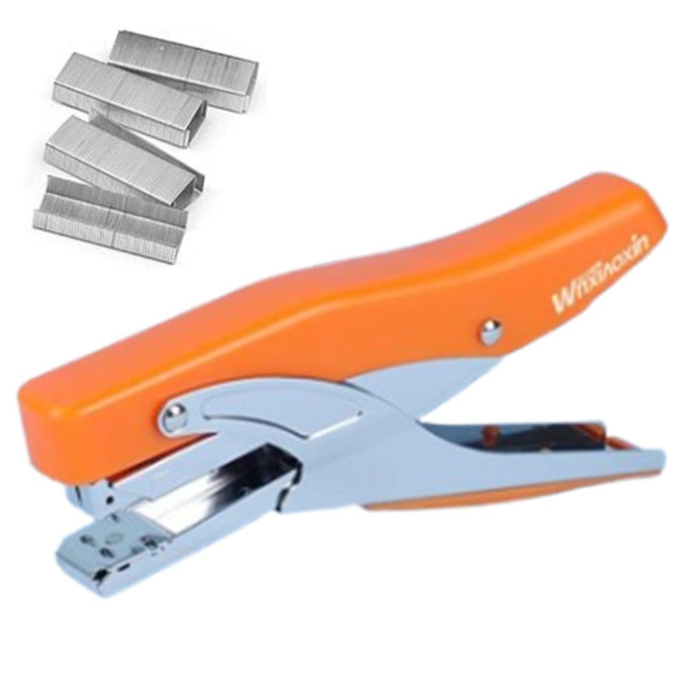 Portable Labor-Saving Stapler Hand Operated Book Binding Machines Office School Use