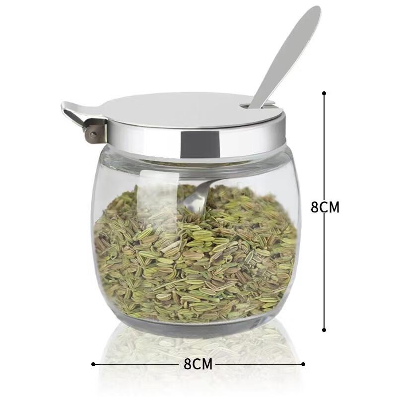 Fennec Fox Glass Kitchen Condiment Dispenser Set