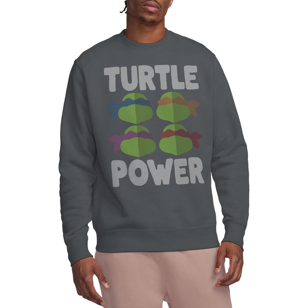 Teenage Mutant Ninja Turtles Unisex Adult Turtle Power Faces Sweatshirt