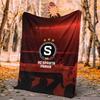 Ac Sparta Praha Flannel Blanket Soft Warm All-Season Throw, Design for Camping, Car Travel, Hiking Sofa, Bed, Office Perfect Gift for Parties