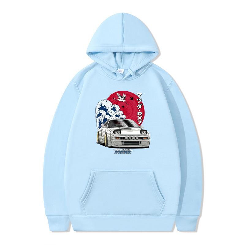 Независимая станция Осень и Зима Новый автомобиль Свободный топ Модный повседневный худи Мужская и женская одежда