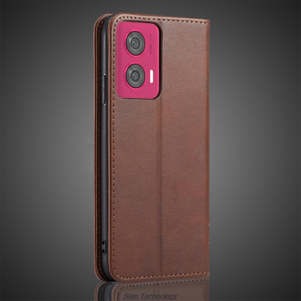 Кожаный чехол с магнитной застежкой для Motorola Moto Edge 50 Fusion, чехол-книжка, чехол-кошелек, сумки для телефона, Capa Fundas Coque