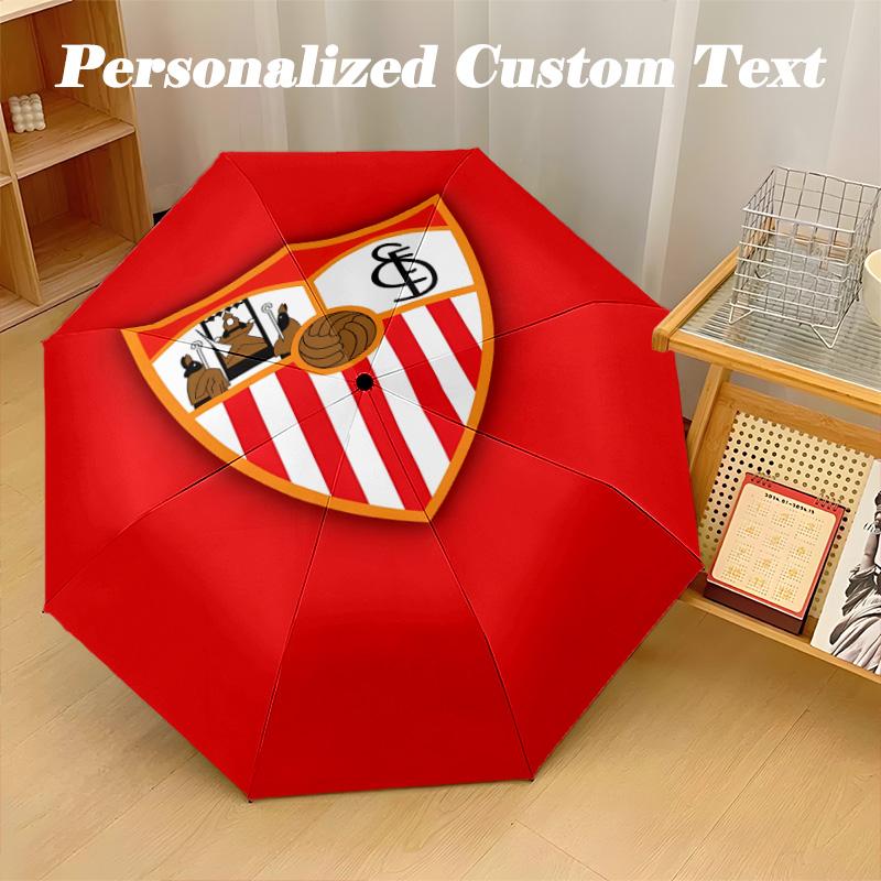 8‑Rib Automatic Umbrella, Sevilla Design Foldable Umbrella for Sun Rain Protection Travel