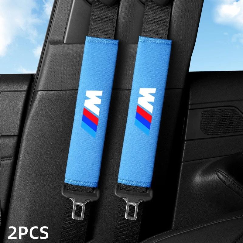Car Sticker 2025 Hot Car Seat Belt Shoulder Cushion Pad Protection For BMW M Power Performance M3 M5 X1 X3 X5 X6 E46 E39 E36 E60