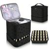 Large Capacity Cosmetic Bag, High-end PVC Portable Women's Bag, Nail Polish Storage Bag, Manicure Tote Bag