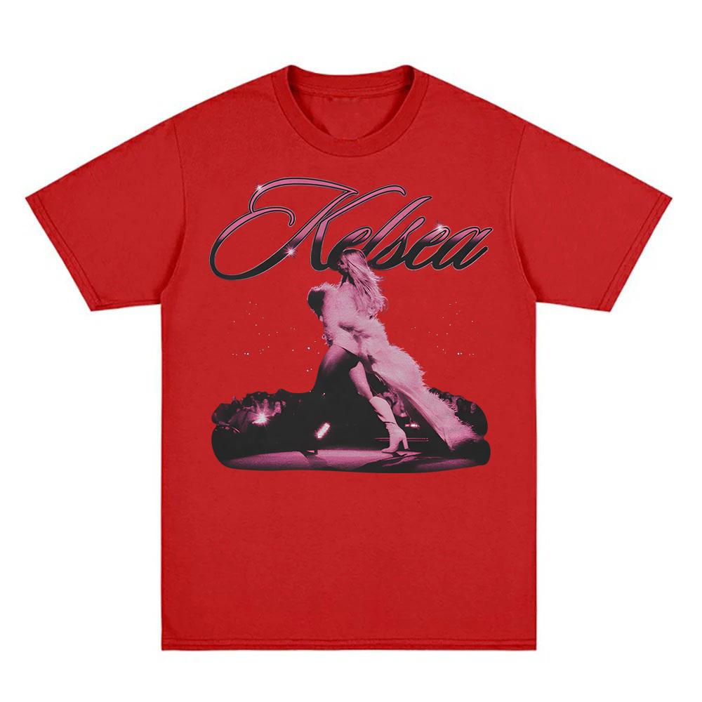 KELSEA VINTAGE PHOTO T-SHIRT Kelsea Ballerini High Quality Tee-shirt 100%cotton Round Neck Hip Hop Style Sleeve Women/men Tees