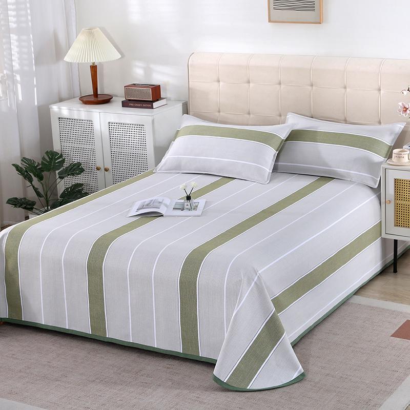 Трехсекционный комплект постельного белья из плотной марли 2025: Очень толстый, чистый хлопок, старая грубая ткань, прохладный коврик