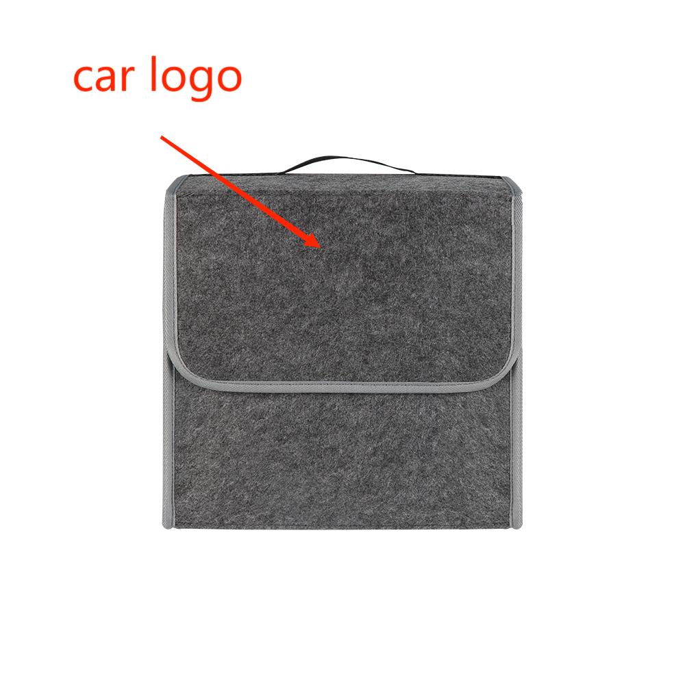 XKJC9 Car Trunk Storage Box Foldable Felt Car Organizer Stowing Tidying Box Car Accessories For Citroen C1 C2 C3 C4L VTS C-ELYSEE DS